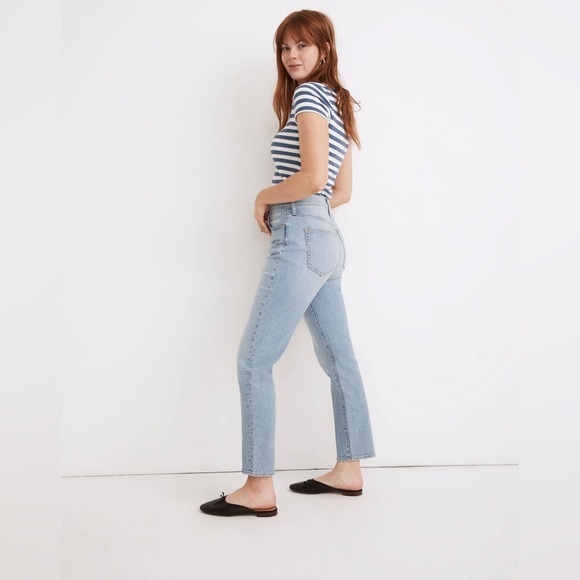 NWOT Madewell The Curvy Perfect Vintage Jean in Fiore Wash Blue 27 - Picture 2 of 6